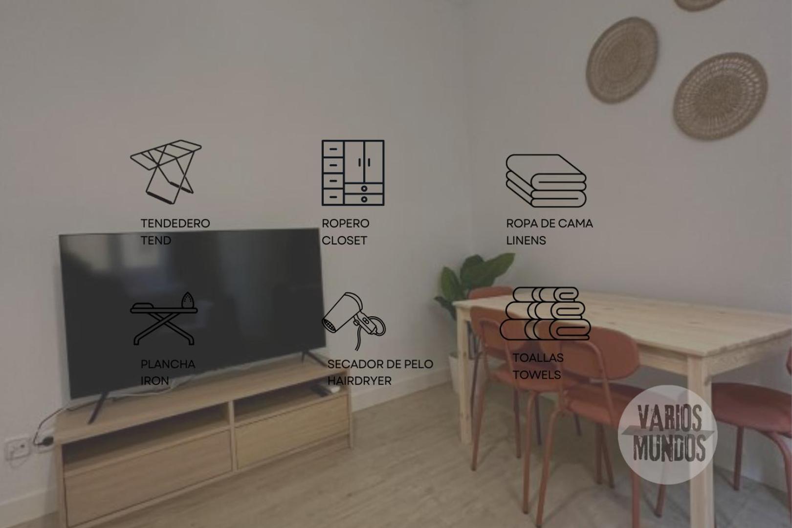 Central Loft Para 3Pax En Huertas-Cortes Madryt Zewnętrze zdjęcie